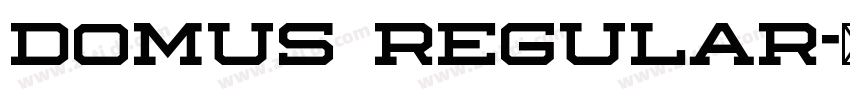 Domus Regular字体转换 Domus Regular字体转换